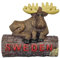 Kühlschrankmagnet, Motiv: Schweden, kreativer Elch, Reise-Souvenir, 3D-Kühlschrankdekoration, magnetischer Aufkleber, Bastelsammlung