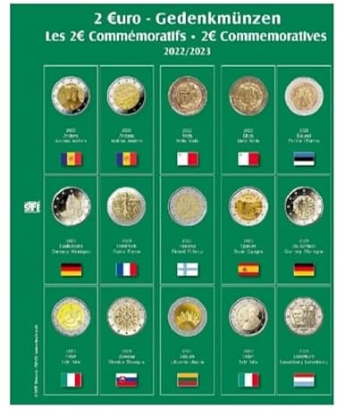 SAFE 7341-33 Premium Nachtragsblatt 2022-2023 für das Album 7341 (7341-33)