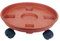 JISADER Porte Plante a roulettes, Support Roulant Plantes, Chariot de Plantes à 360 Degrés, Support de Pot de Fleur pour Intérieur à Extérieur, Plante, Pied de Parasol, Poubelle, 40CM
