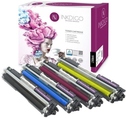 CF350A - CF353A 4er-Pack XL - Premium TÜV Toner Kompatibel für CF350 / 130A Box MIT CHIP für HP Color Laserjet Pro MFP M176 N / M177 FW 4er-Pack