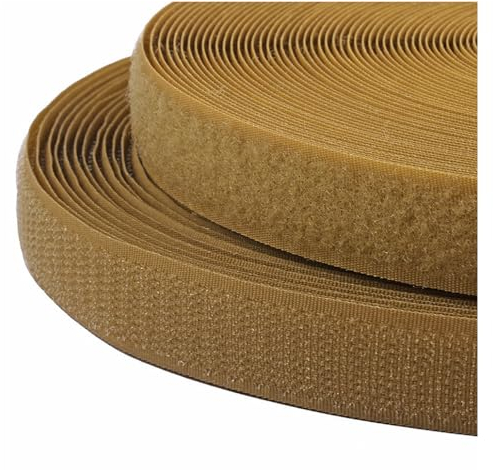 Yurosiay 25m/Set 20mm Klettband zum Nähen Selbstklebend Bunte Hakenband und Flauschband Nylon Gewebe-Klebeband Klettband Beidseitig für DIY Nähen Kabelmanagement