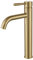 F-DEEN Rubinetto Bagno Lavabo, per Miscelatore Lavabo Alto e Lavandino Bagno, Miscelatore Monocomando, Oro