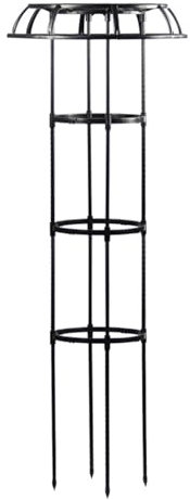 Flower Trellis for Climbing Plants, Climbing Rose Trellis, Umbrella-shaped Raspberry Flower Trellis Made of Steel, High Plant Support, Freestanding Garden Plant Cage for Climbing Vines and Flowers