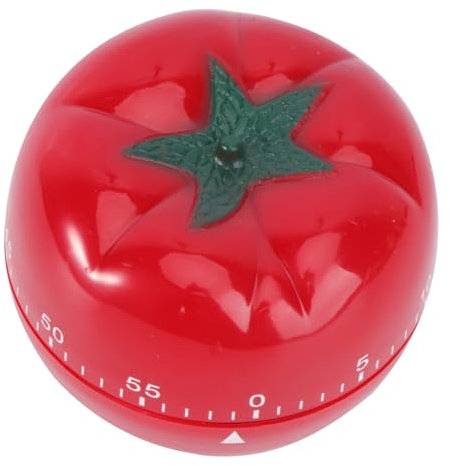 PRETYZOOM Mechanischer Küchentimer Countdown-Timer Zum Kochen Tomatentimer 60 Minuten Rotierende Timerzahlen