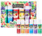 6er-Pack Lippenbalsam, natürlicher Lippenbalsam, Lippenpflegeprodukte, feuchtigkeitsspendend, beruhigend, rissige Lippen, 6 Geschmacksrichtungen, Lippenfeuchtigkeitscreme