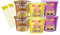 Instant Noodles Bundle With Go Cup Noodles Roast Chicken, Curry and Beef & Onion (2 x 65g of Each Flavour) with Intrinsic Treats Shopping List Card