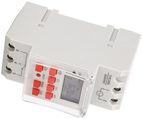 Minuterie Numérique à Contrôle en Temps Réel, écran LCD, Temps Programmable de 168 Heures, Minuterie 30A, Conception Compacte