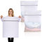 2 PCS Large Mesh Laundry Bags with Zips, 80x60cm Reusable Laundry Bags for Washing Machine Washing Bags for Laundry Delicates Wash Bags for Sweater, Coat, Lingerie, Travel Organizer(XXL, White)