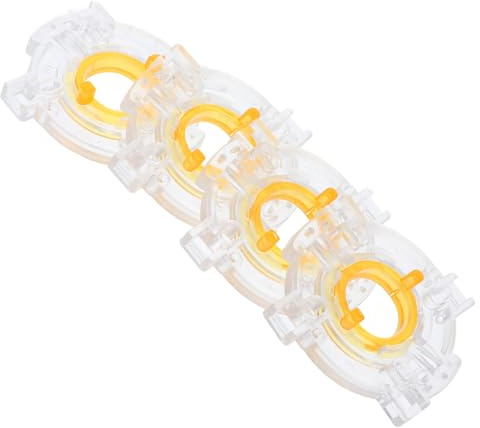 Cabilock Anillos de Retención Redondos para Joystick de Plástico 4 Piezas | Base Transparente, Control de Precisión, Resistente a Daños, Accesorios para Dispositivos de Juego