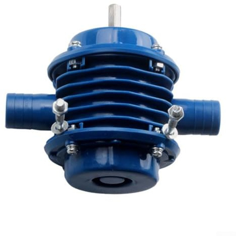 Electric Drill Water Pump Adapter Centrifugal Self-Priming Pumping System Metal Build Compact Portable Tool Attachment Easy to Use Blue Finish(SKU)