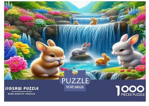 Rabbit Jigsaw Puzzles for Adults 1000 Jigsaws Mousehole Village Jigsaws 1000 Pieces for Adults Gifts Absolutely Stunning