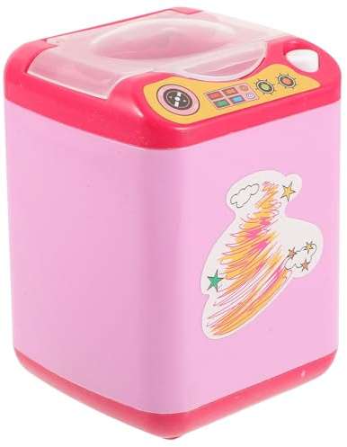 Housoutil Pulitore Elettrico Pennelli Make Up Compatto in Plastica per Pulizia Profonda di Vari Pennelli Funzione Automatica, per Uso Domestico e Professionale