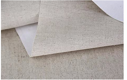 Rouleau de toile de coton apprêtée pour la, Rouleau de toile peinture à l'huile vierge d'artiste, 48cm large, plusieurs longueurs for tendue(30 Meters)