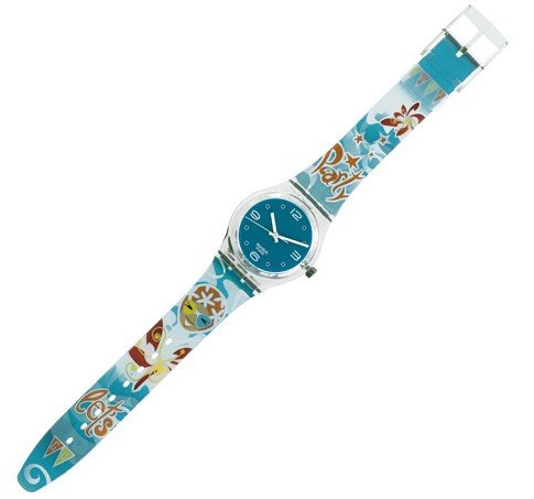 Swatch - GK915 Lets Go Party (loomi) - Analoges Quarzwerk - Uhr Unisex - Armband aus Plastik