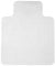 HOMCOM Office Carpet Protector Chair Mat Clear Spike Non Slip Studs Frosted Lipped
