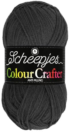 Scheepjes Colour Crafter 100g Yarn Ball | Acrylic DK Double Knit Wool | Soft & Anti-Pilling for Knitting, Crochet, Blankets & Amigurumi (2018 Pollare)