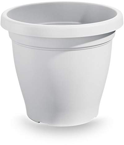 Blim Verona Vaso di Fiori, Bianco, 25 cm