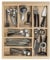 GTV Extendable Cutlery Tray Insert Beech Wood Adjustable Kitchen Drawer Organiser Width 512-950 mm/Depth 424 mm