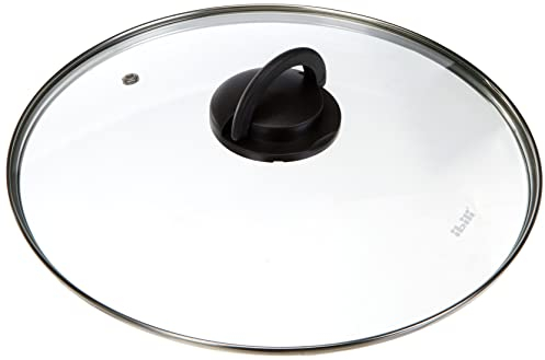 Ibili 970928 Couvercle en Verre Poinee Piante, Transparent, 28 cm 28 x 28 x 4 cm