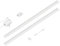 ledscom.de Smarte LED Unterbau-Leuchte SIRIS weiß matt, WLAN-Controller, flach, Smart-Home, Alexa-fähig (Echo) je 90cm, je 963lm, warmweiß, 2er Set