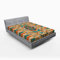 ABAKUHAUS aztekisch Spannbetttuch, Bohemian Pattern, Soft Dekorativer Stoff Bettwäsche Rund-um Elastischer Gummizug, 140 x 200 cm, Orange Teal