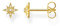 Thomas Sabo Einzel Ohrstecker Stern gold vergoldetes Silber H2144-414-14