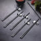 5 Pares de Palillos de Aleación China + 5 Soportes de Cerámica de Panda - Antideslizantes, Fibra de Vidrio, para Restaurante y Cocina