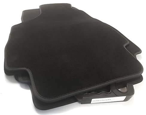 Fußmatten für Lada Taiga 4x4 Niva Velours Matten Automatten Set Original Qualität, Schwarz, 4-teilig