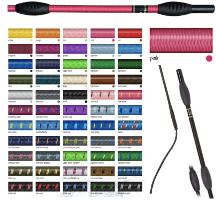 JA Horse Fleck Feldmann Balance Sports Dressurgerte Gerte Reitgerte (pink, 120 cm)