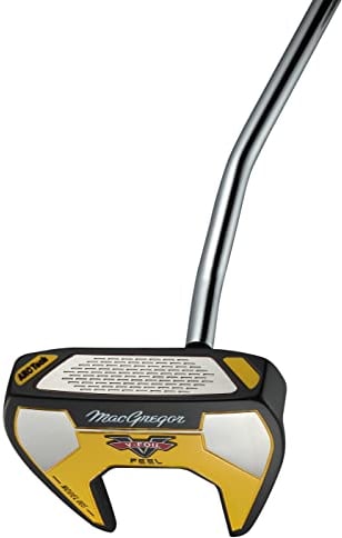 MACGREGOR V-Folie Edelstahl Golf Putter, gelb, Regular Grip
