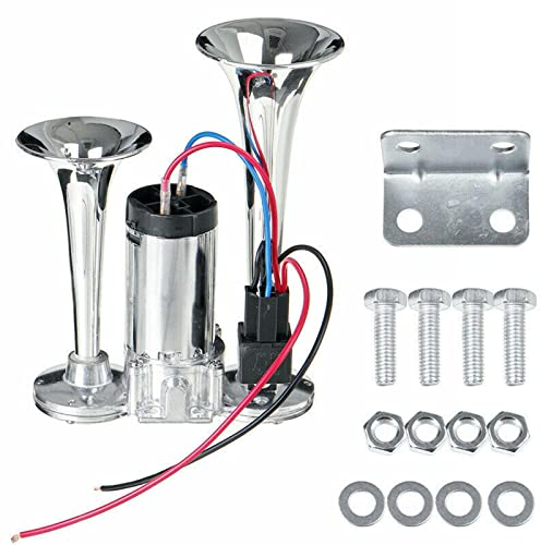 Dual Trompeten Super Loud 600 dB 12 V Auto Dual Horn Elektrischer Kompressor Hupe Lautsprecher SUV LKW Signal Auto für Fahrzeugalarm