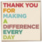 Mug Monster Dankeskarte für Lehrer, Thank You For Making A Difference Every Day, Kindergartenlehrer-Karte, Sekundarlehrer-Karte, Lehrer-Geschenke, Abschiedskarte, Schulabgänger