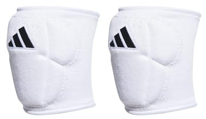 adidas Volleyball-Knieschoner für Erwachsene, Unisex, 12,7 cm, Weiß/Schwarz, Größe L