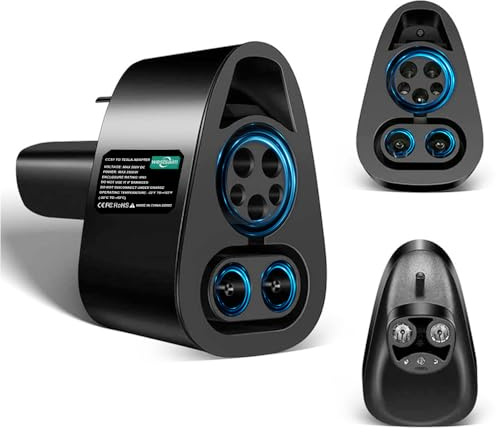 Adaptateur CCS1 vers Tesla 250 kW CCS vers NACS, CCS Combo 1 adaptateur pour modèles Tesla 2021 et ultérieurs, pour station de charge rapide DC Niveau 3