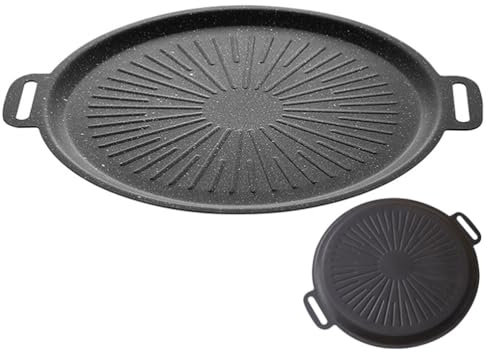 Padella Per Barbecue Coreana Antiaderente Per Grigliare La Per Barbecue All'aperto Campeggio Cucina Grigliate Manici Robusti