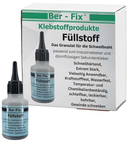 Ber-Fix Füllstoff-Granulat für Schweißnahtkleber Schwarz für KFZ 60g