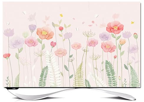 TV-Abdeckung, TV-Schutz, Innenbereich, staubdichter Bildschirm, kratzfester Schutz, TV-Abdeckung, Gemäldemuster, TV-Abdeckung, bedruckt, staubdichter Schutz (Farbe 100-109 cm)