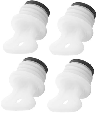 FRCOLOR Ersatz-kleinstopfen Für Wärmflasche 4 Stück Dichtungsstopfen Glatt Für Wärmflasche
