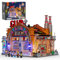 Funwhole Fabrikhaus-der-Musik Beleuchtung Klemmbausteine Haus, City Straßenfusion Modular Building &Deko Aesthetic, 2654 Pcs, Spielzeug-Geschenk für Musikliebhaber & Street-Culture-Fans, F9068