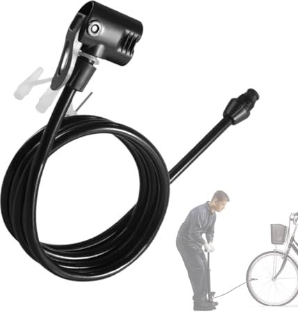 Schlauchverlängerung für Luftpumpe: Schlauch für Luftpumpe, hitzebeständig, frostsicher, 80 cm / 125 cm, kompatibler Schlauch