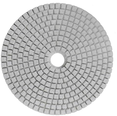 kingsea 125 mm/5 pollici, grana 1000, tampone lucidante a umido per granito, pietra, cemento, marmo, controsoffitti, quarzo, levigatrice per pavimenti, lucidatrice