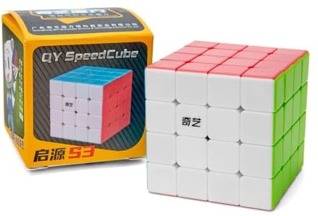 Logica Spiele – Magischer Würfel 4x4 Warrior ohne Aufkleber – Flüssiger und langlebiger Speedcube – Ideal für Anfänger und Experten – Würfel ohne Aufkleber für Wettkämpfe und Professioneller