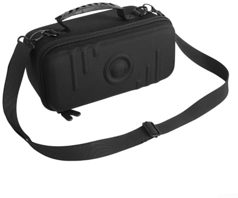 Case Bag For Marshall Middleton Wireless Portable Speaker | For Middleton Hard EVA Carrying Case Shoulder Bag | W/Extra Mesh Pocket For Cable & Accessories(Black)