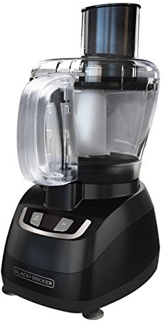 BLACK+DECKER 8-Cup Food Processor, Black, FP1600B