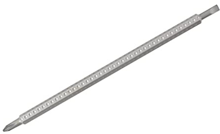 Wiha 28110 Drive-Loc VI, Slotted/Phillips Double Ended Interchangeable Blade 6.0-mm Slotted and #2 Phillips, 5.9-Inch Long