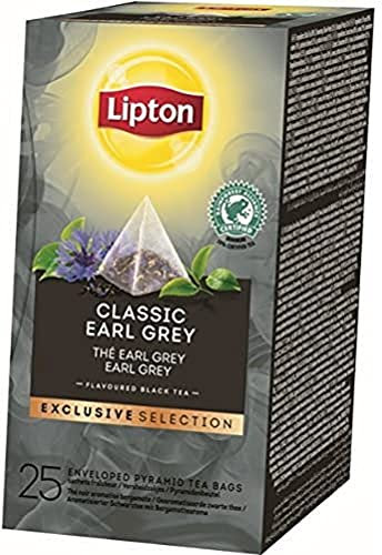 Infusión pirámide Lipton - Té Negro Classic Earl Grey - 25 unidades