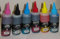 6 Universal Printer Refill Ink Dye Bottles For Ciss Or Refillable Cartridge