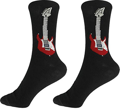 mugesh Musik-Socken E-Gitarre (43/45) - Schönes Geschenk für Musiker