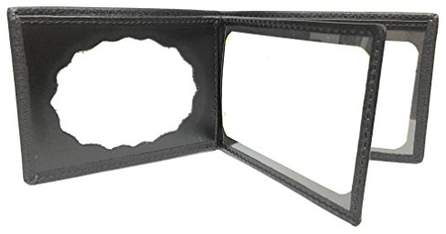YOJAN PIEL | Cartera De Piel Portaplaca Seguridad Privada | Complementos para Hombre de Estilo Atemporal y Elegante Originales