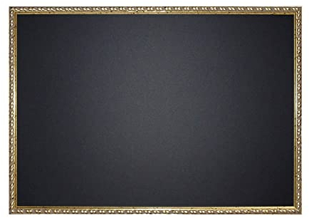 Kreidetafel mit Antikrahmen in Altgold 100 x 50 cm